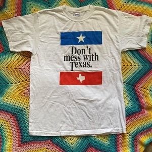 Don’t Mess With Texas Gilden Heavy Cotton T Shirt Sz M